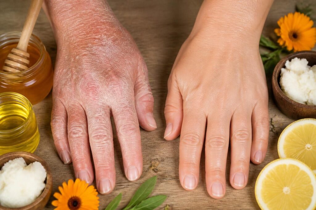 découvrez des remèdes de grand-mère efficaces pour soigner les mains très sèches, retrouver une peau douce et intensément hydratée naturellement.